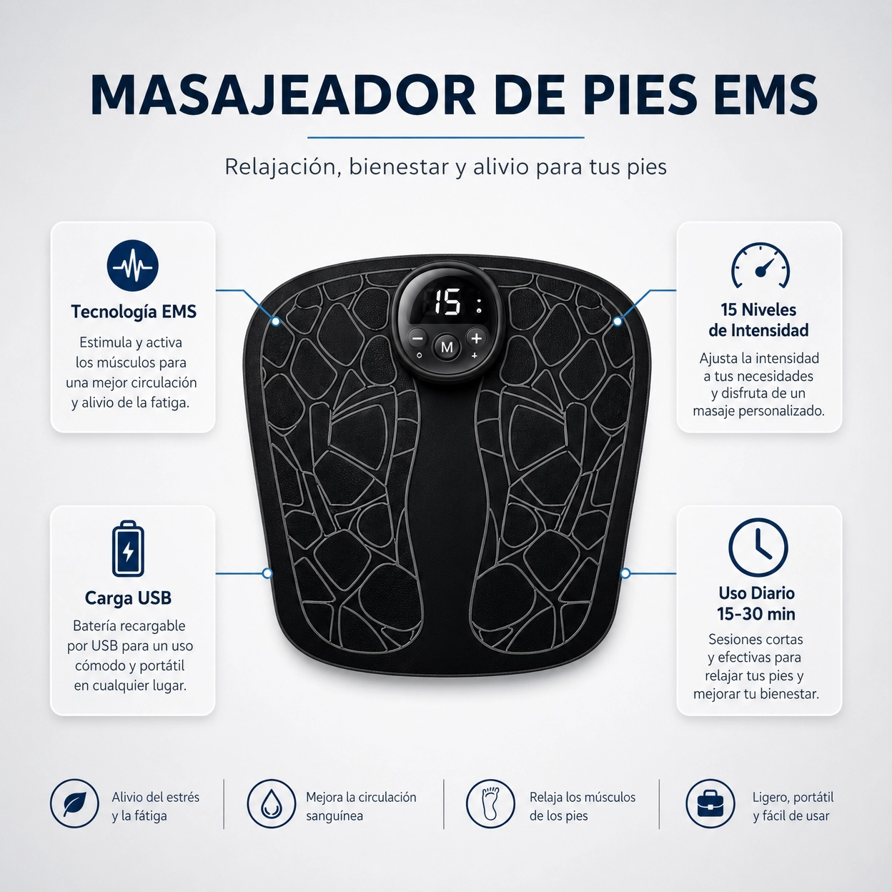 Masajeador de Pies EMS Zembiax